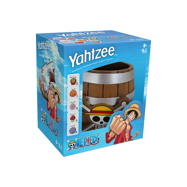 Winning Moves Yahtzee One Piece Edition Würfelspiel Becher