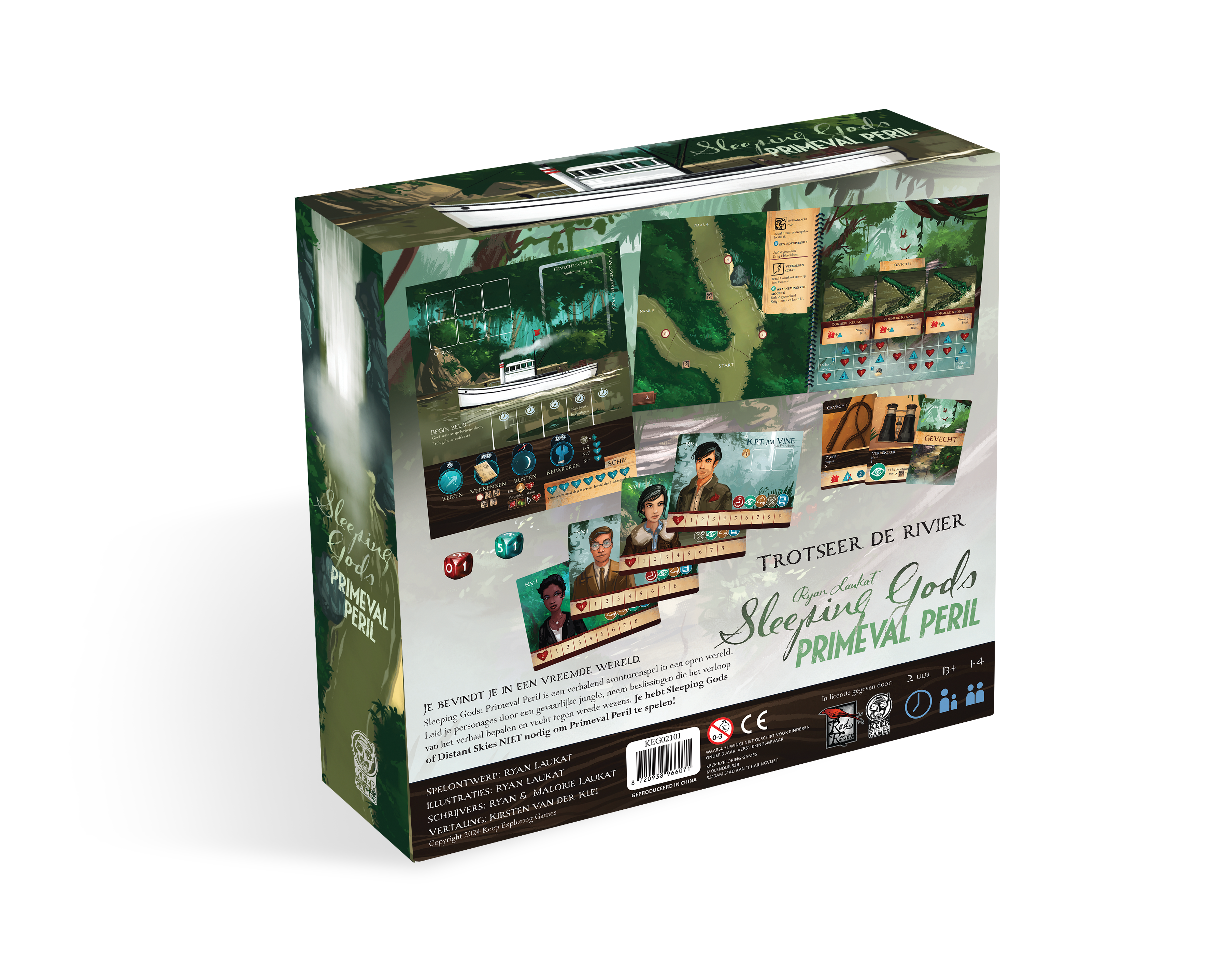 Keep Exploring Sleeping Gods Primeval Peril Brettspiel Standalone