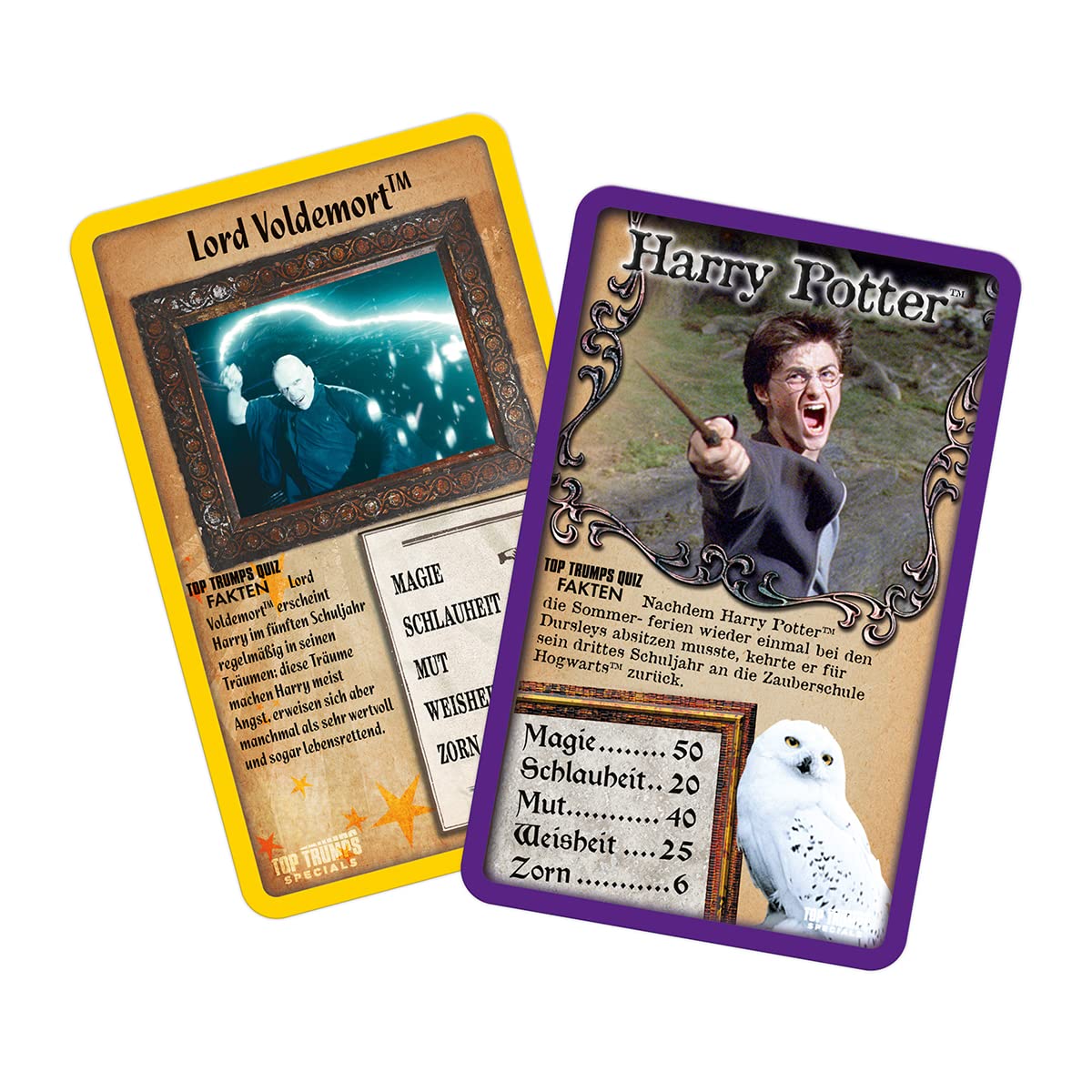 Winning Moves TOP TRUMPS Battle Mat Harry Potter Brettspiel ab 6 Jahren