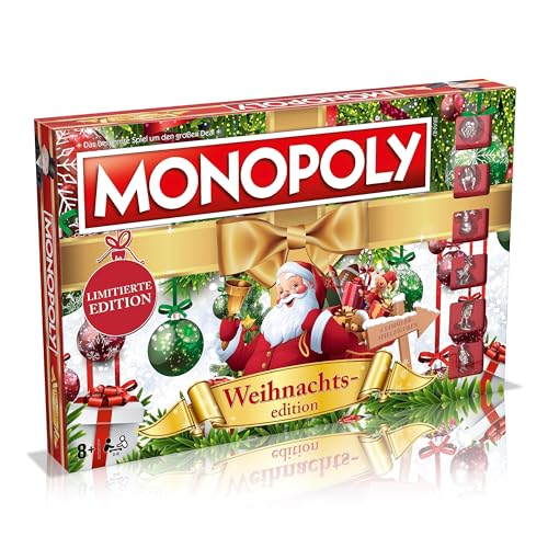 Winning Moves Monopoly Weihnachten Edition Brettspiel ab 8 Jahren