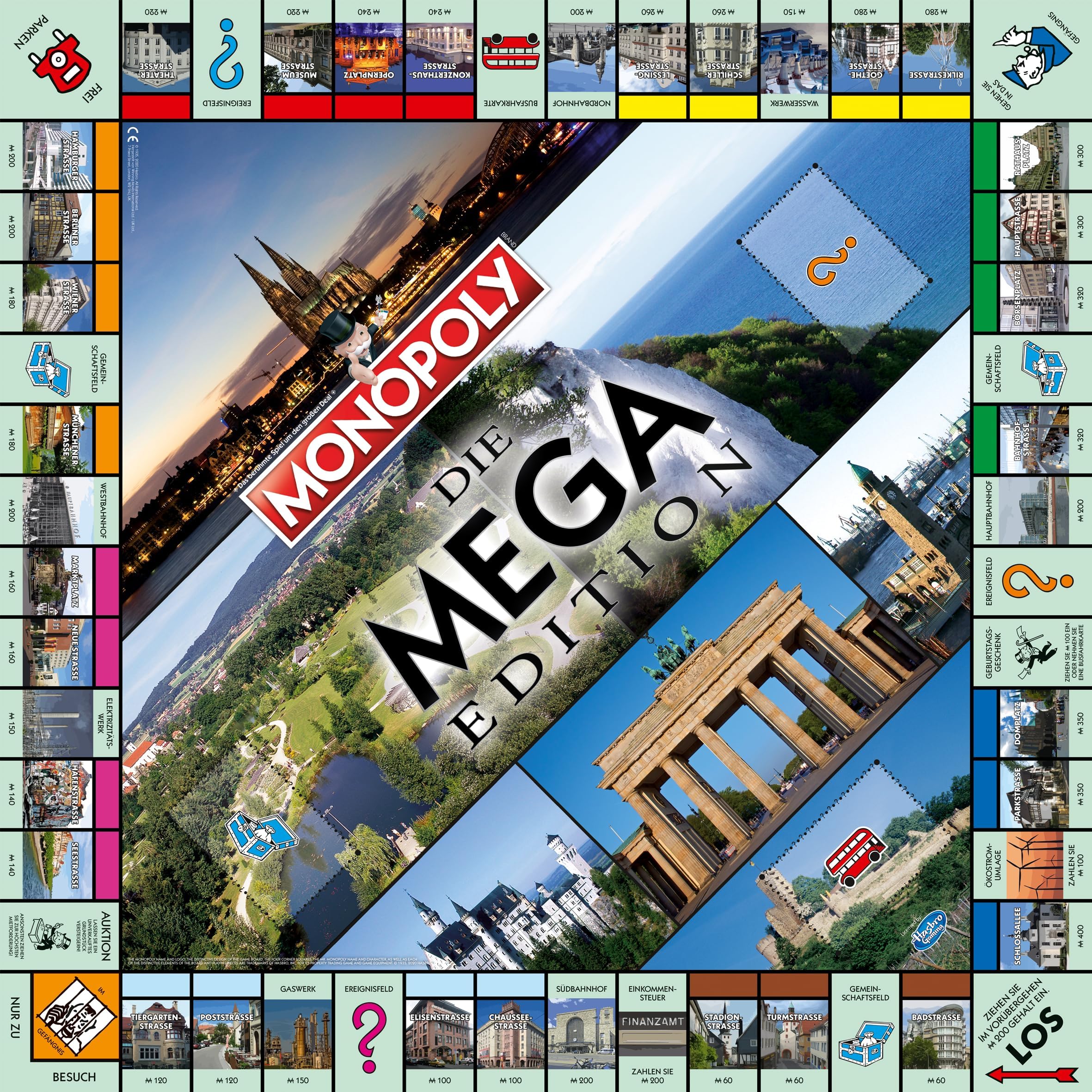 Winning Moves Monopoly Mega 2nd Edition Brettspiel 2-6 Spieler Deutsch