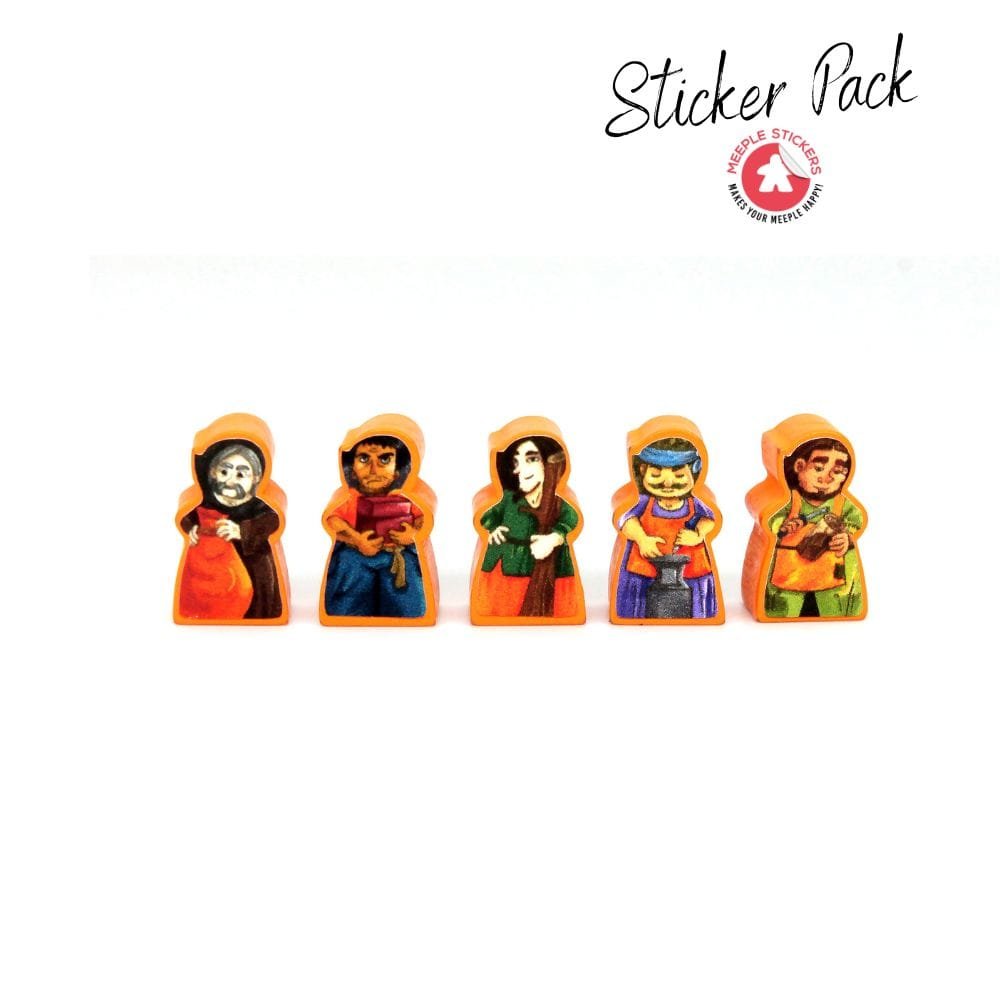 Meeple Sticker Architects Age of Artisans Sticker Set Meeple