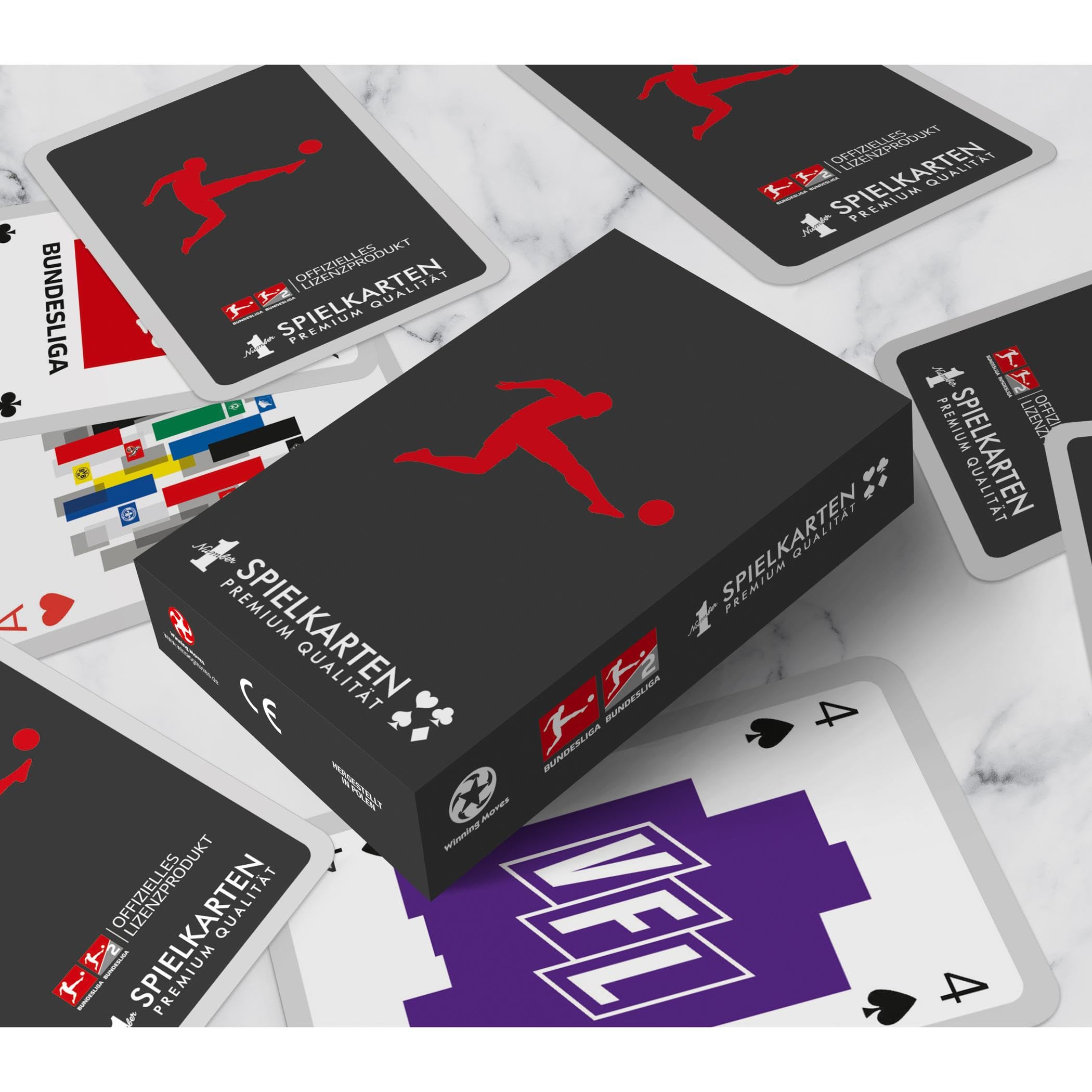 Winning Moves Number 1 Bundesliga Kartenspiel 54 Karten