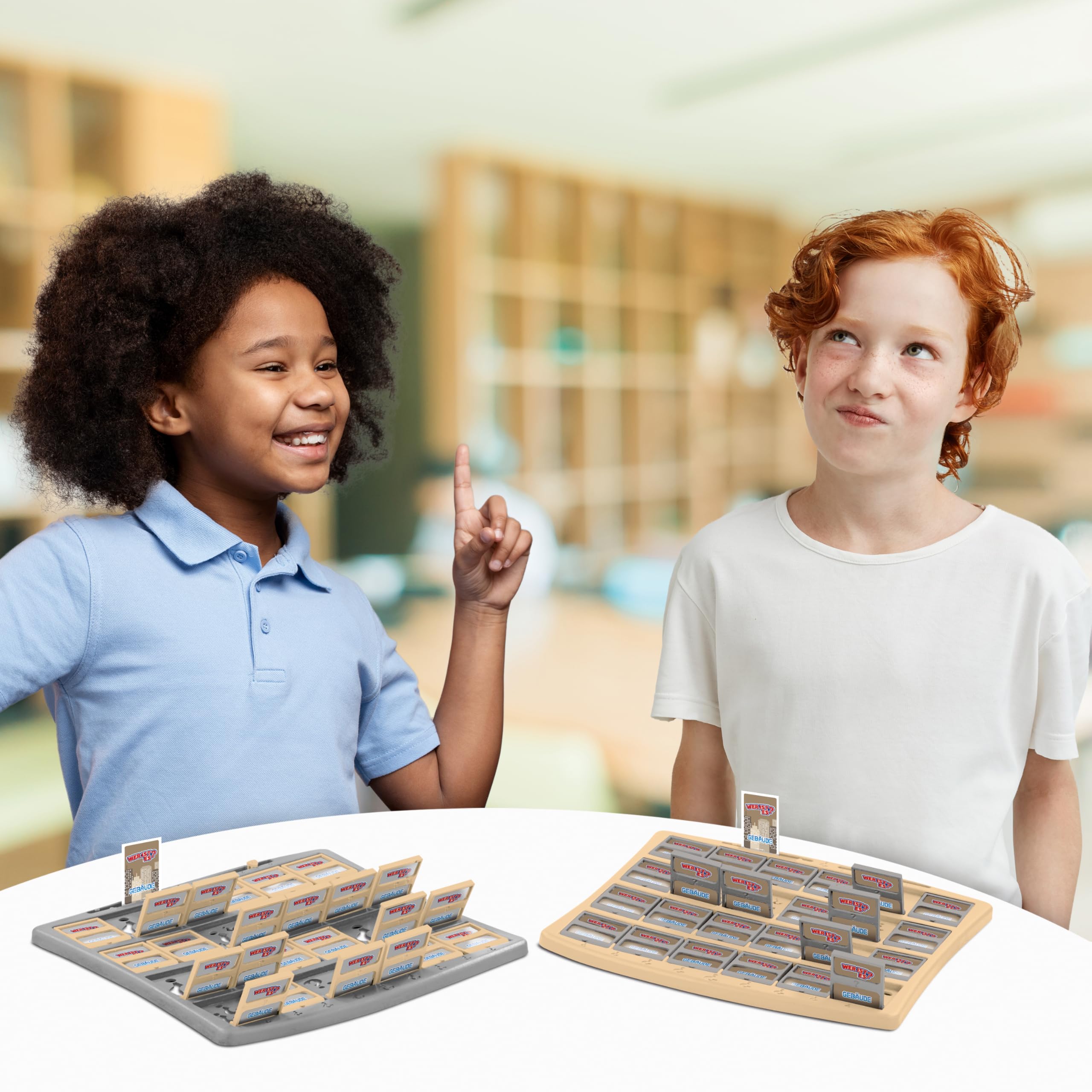 Winning Moves Wer ist es? Gebäude Edition Ratespiel 2 Spieler