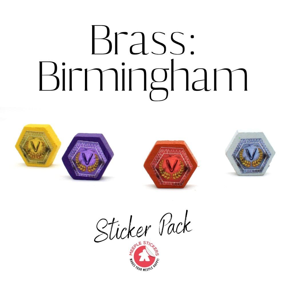 Meeple Sticker Brass Birmingham Sticker Set Aufkleber Industrie
