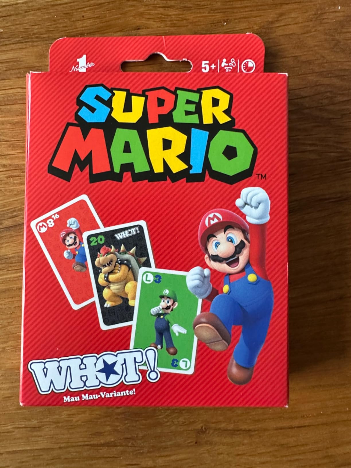 Winning Moves WHOT! Super Mario Kartenspiel ab 5 Jahren Reise