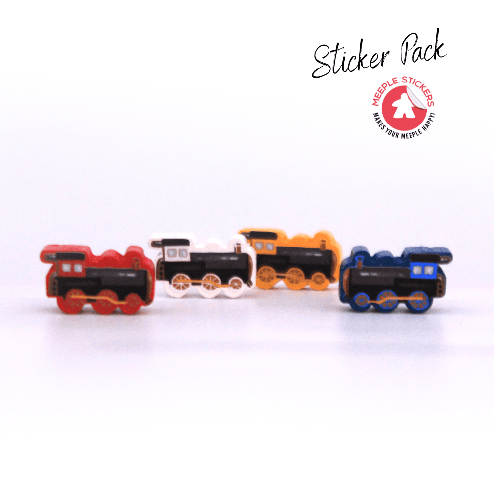 Meeple Sticker Great Western Trail Sticker Set 2nd Edition beidseitig
