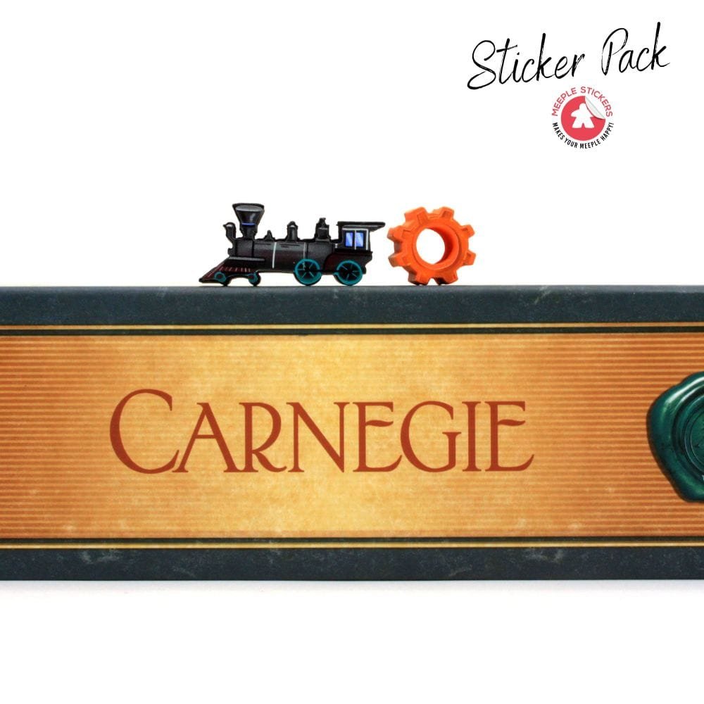 Meeple Sticker Carnegie Sticker Set Meeple Aufkleber