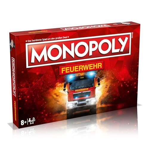 Winning Moves Monopoly Feuerwehr Brettspiel 2 Spieler