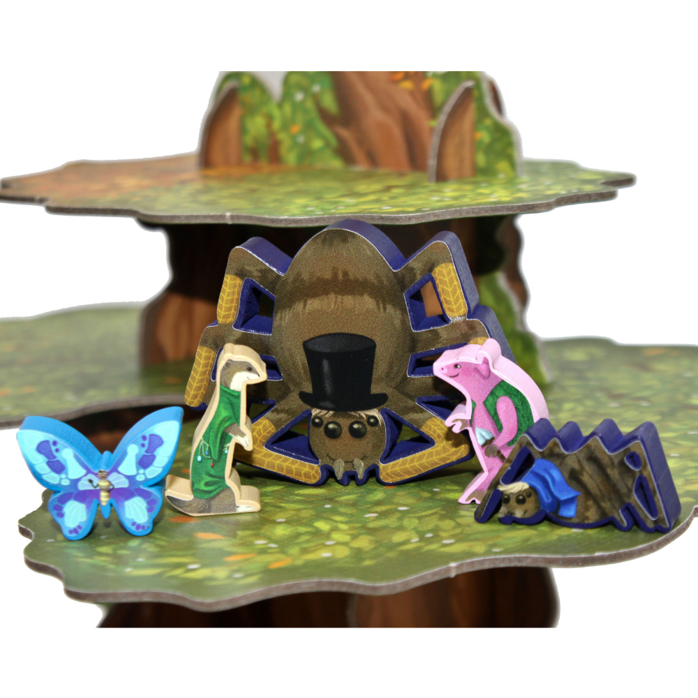 Meeple Sticker Everdell Mistwood Sticker Set beidseitig