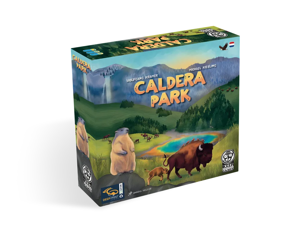 Keep Exploring Games Caldera Park Brettspiel Tierpark-Puzzle