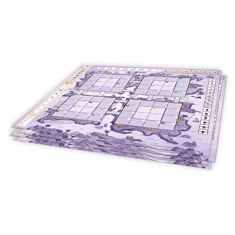 Horrible Railroad Ink Archipelago Spielbrett Brettspiel Erweiterung