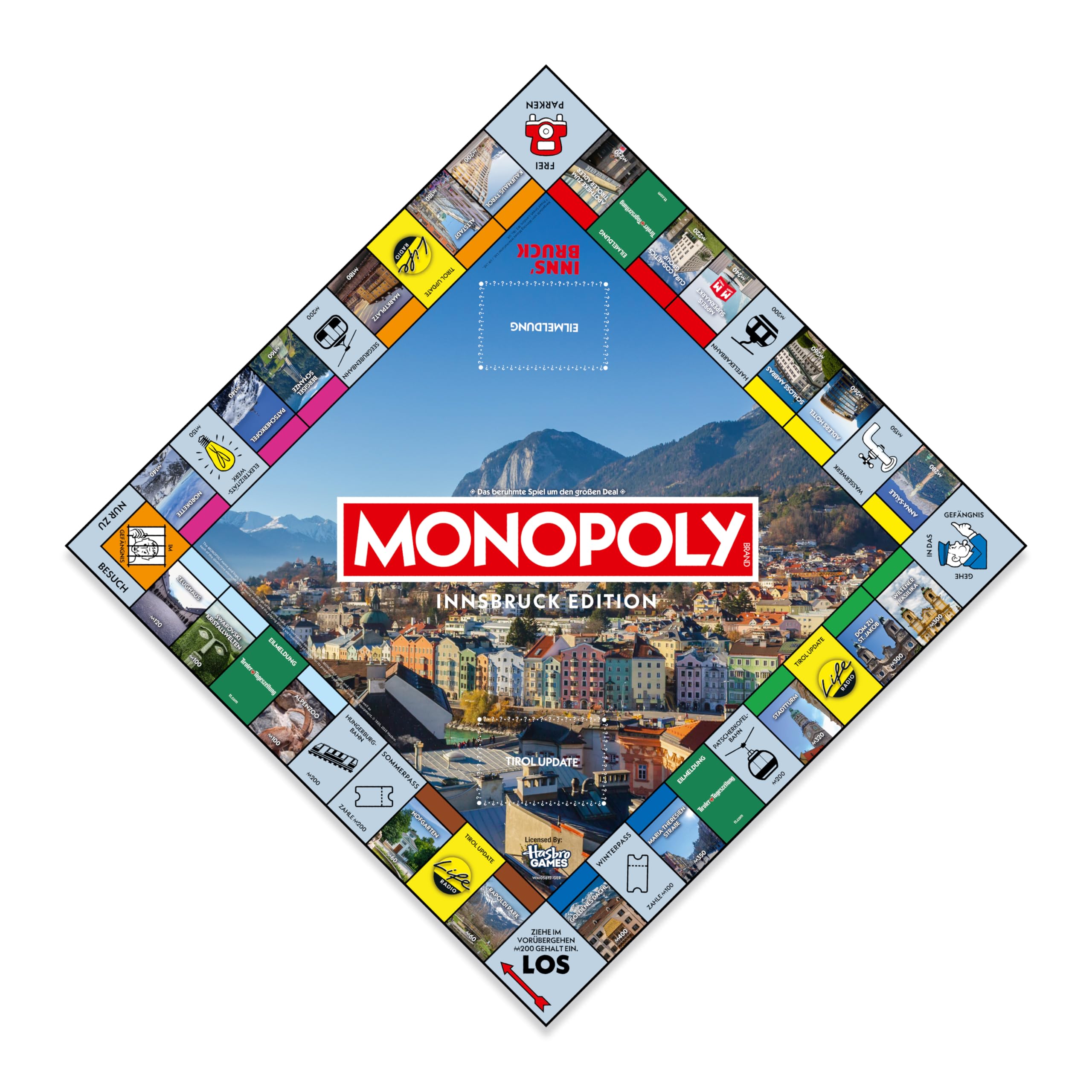Winning Moves Monopoly Innsbruck Brettspiel 2-6 Spieler Deutsch