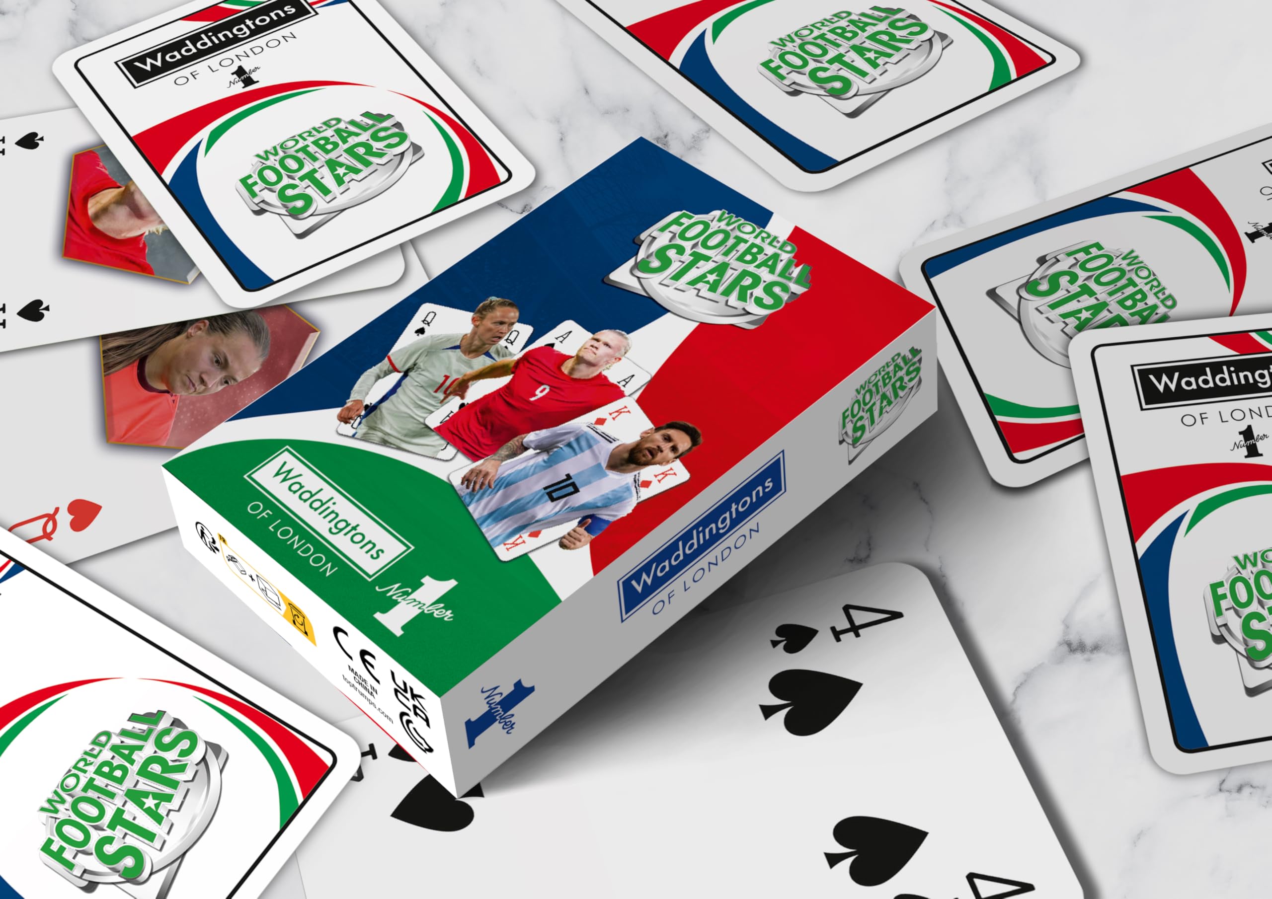 Winning Moves Number 1 Weltfussballstars Spielkarten Poker