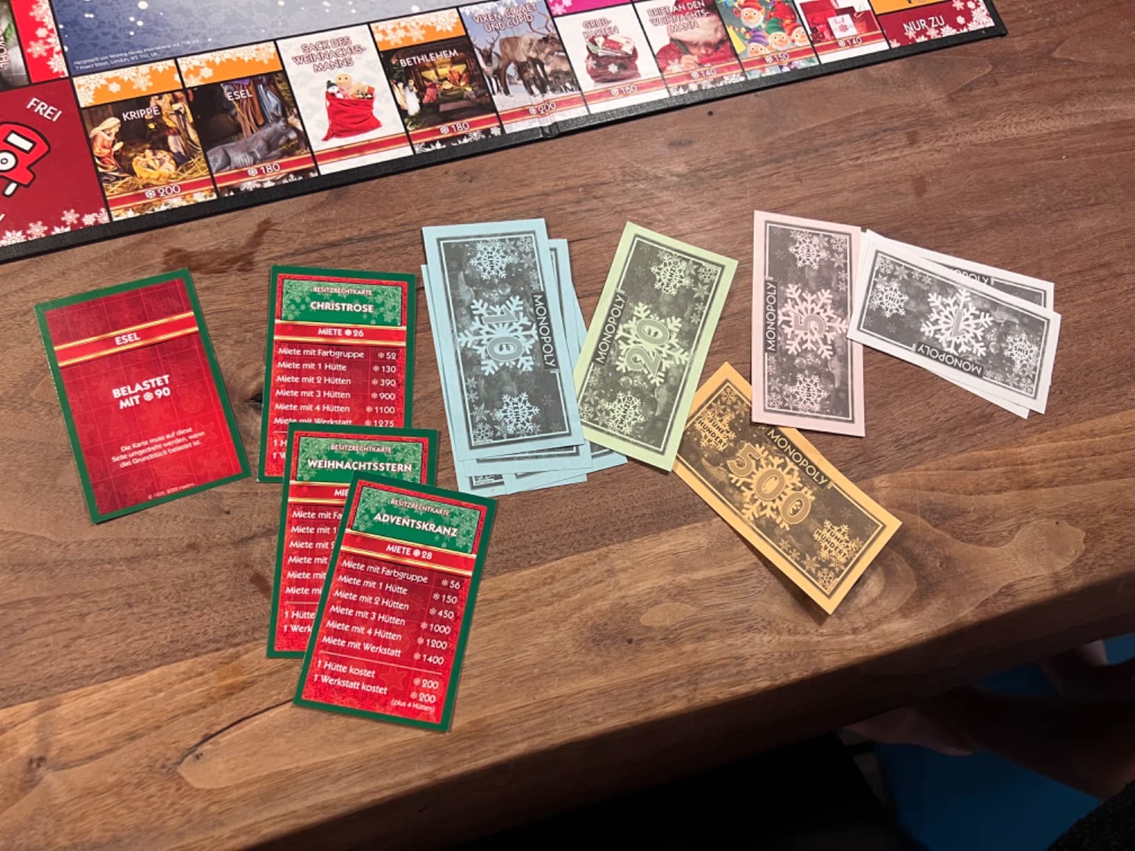 Winning Moves Monopoly Weihnachten Edition Brettspiel ab 8 Jahren