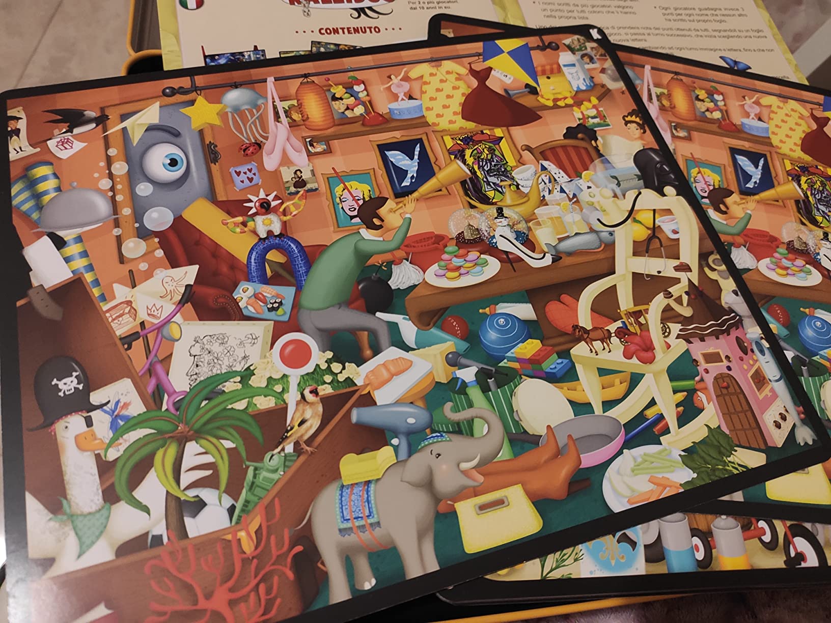 KaleidosGames Kaleidos Suchspiel Metallbox für 2+ Spieler Wortspiel