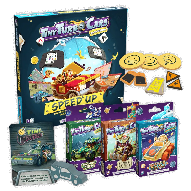 Horrible Tiny Turbo Cars Upgrade Bundle Brettspiel Zubehör