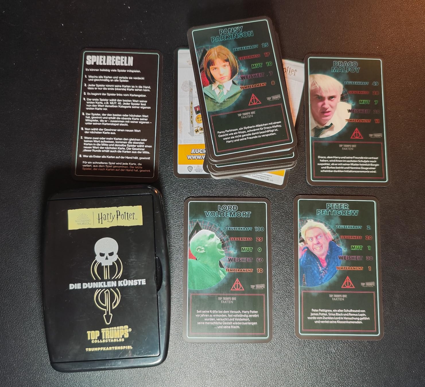 Top Trumps Collectables Harry Potter Dunkle Künste Quartett