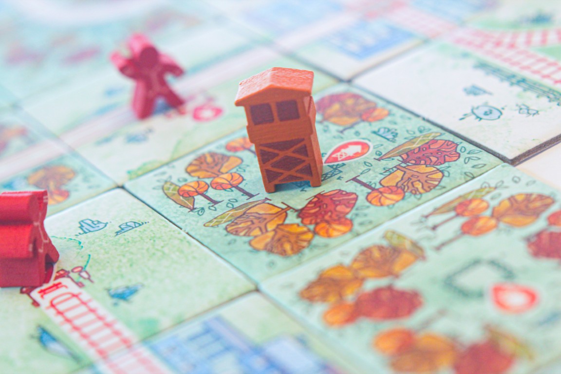 Horrible Railroad Tiles Forest Erweiterung Brettspiel