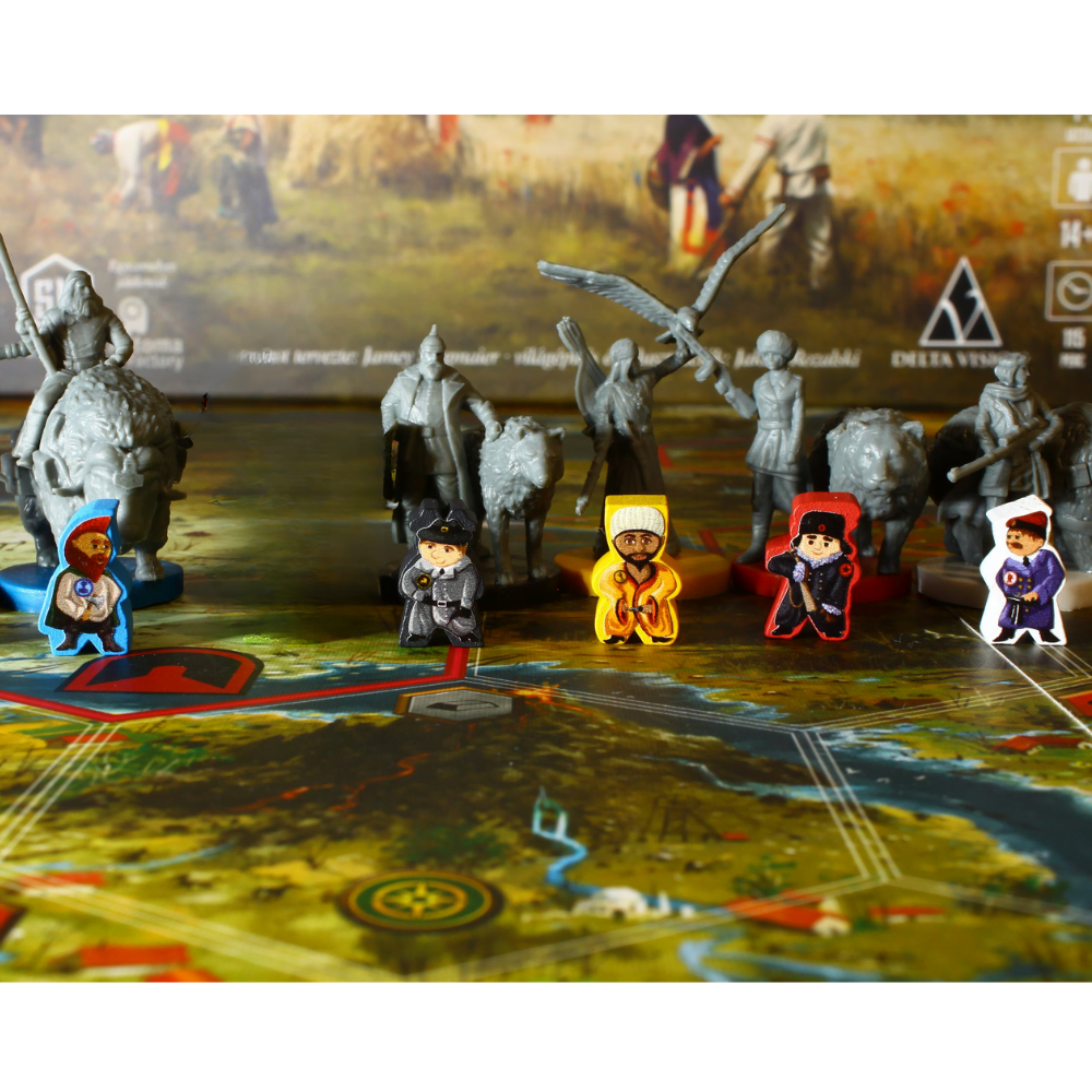 Meeple Sticker Stickers Scythe Sticker-Set doppelseitig