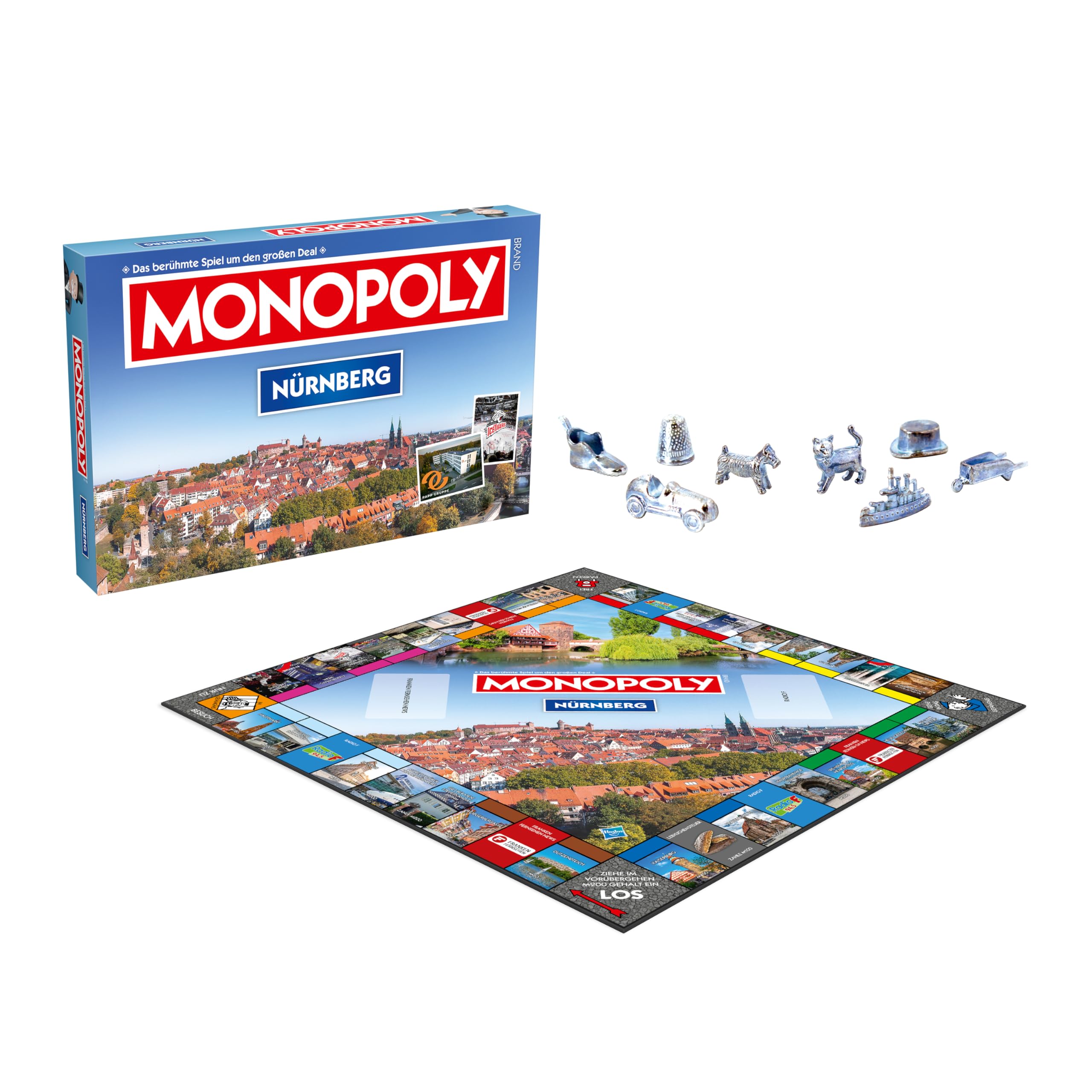 Winning Moves Monopoly Nürnberg Edition Brettspiel Deutsch 2-6 Spieler