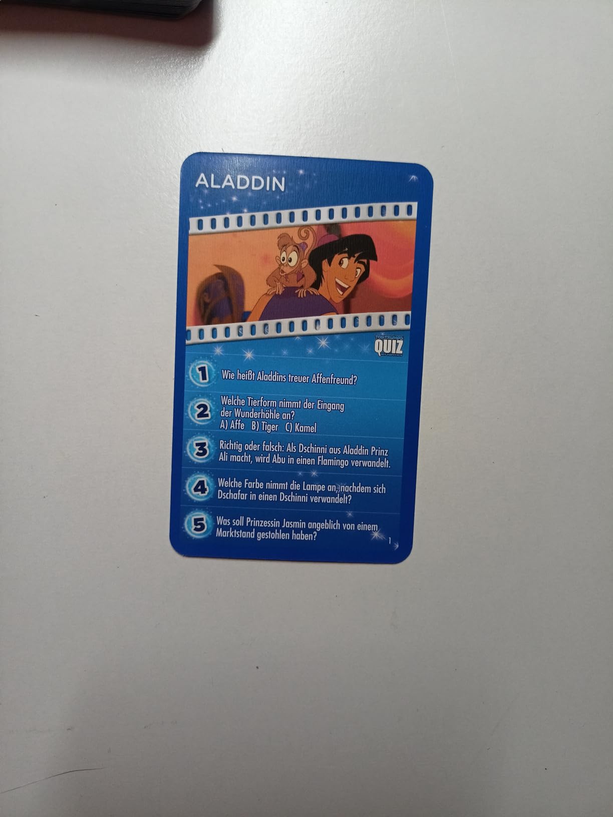 Winning Moves Top Trumps Quiz Disney Kartenspiel Deutsch