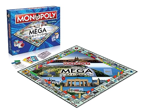 Winning Moves Monopoly Mega 2nd Edition Brettspiel 2-6 Spieler Deutsch