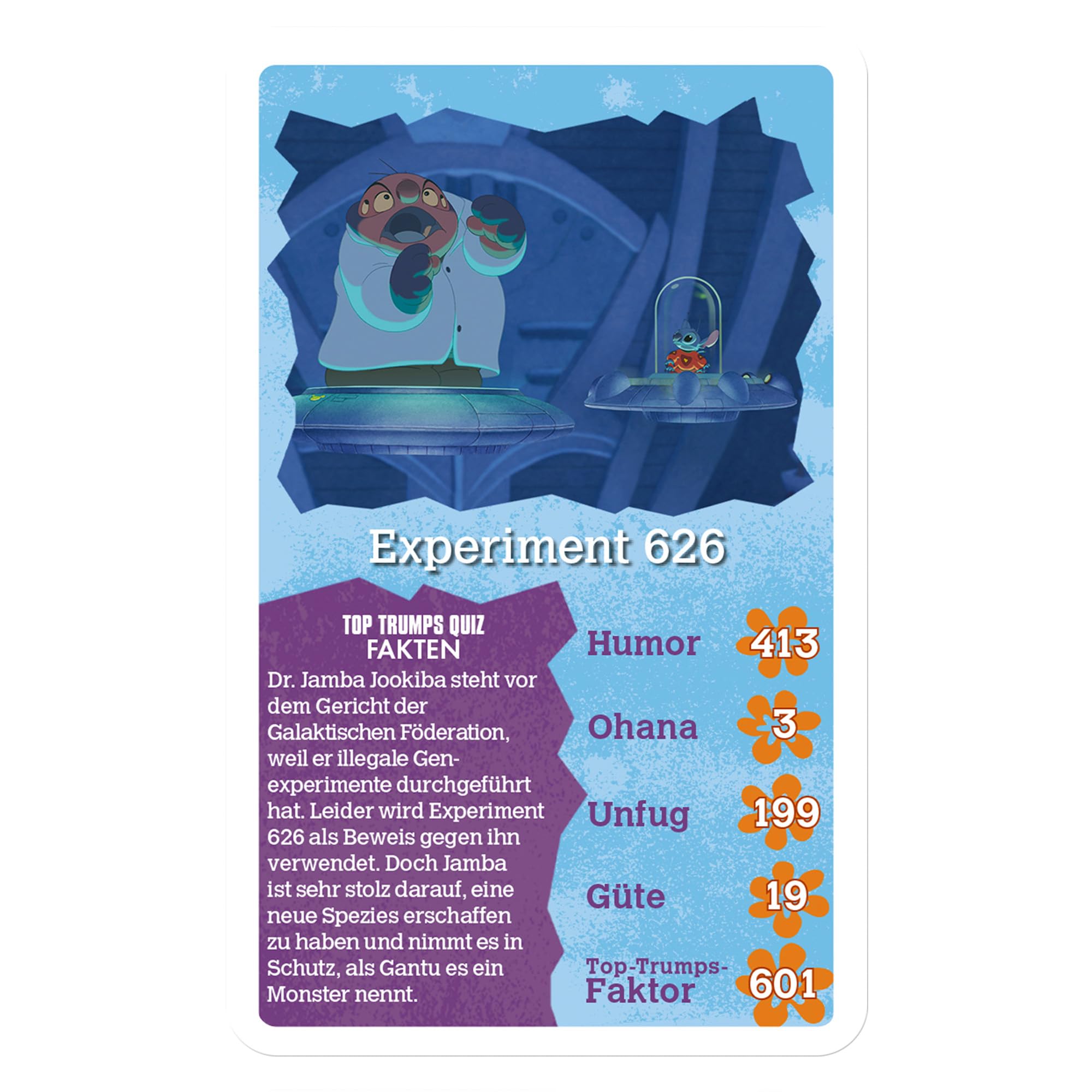 Winning Moves TOP TRUMPS Lilo & Stitch Kartenspiel Deutsch ab 6 Jahren