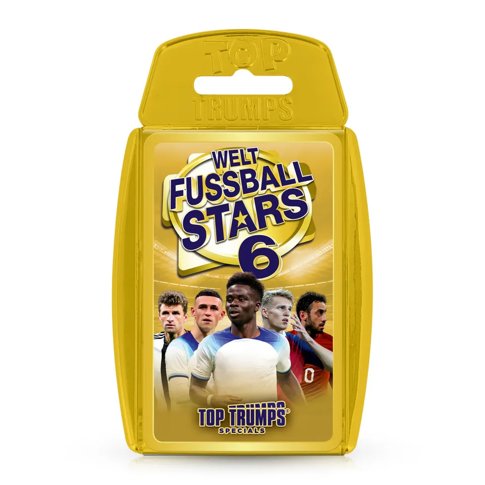 Top Trumps Wetfussballstars 6 Kartenspiel 30 Karten