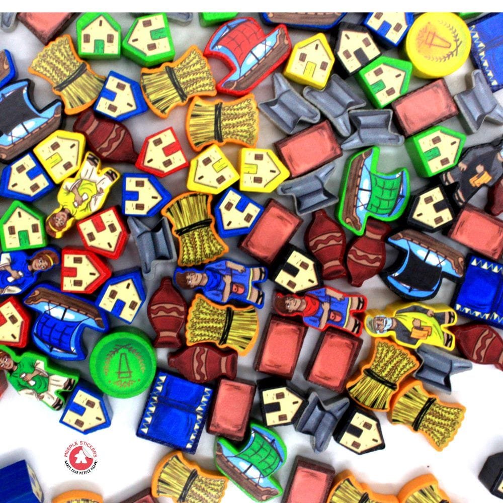 Meeple Sticker Concordia Sticker Set Aufkleber Antike