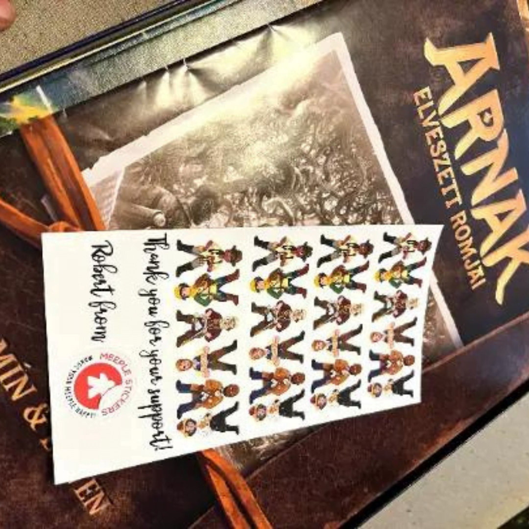 Meeple Sticker Lost Ruins of Arnak Sticker Set 26 Stück