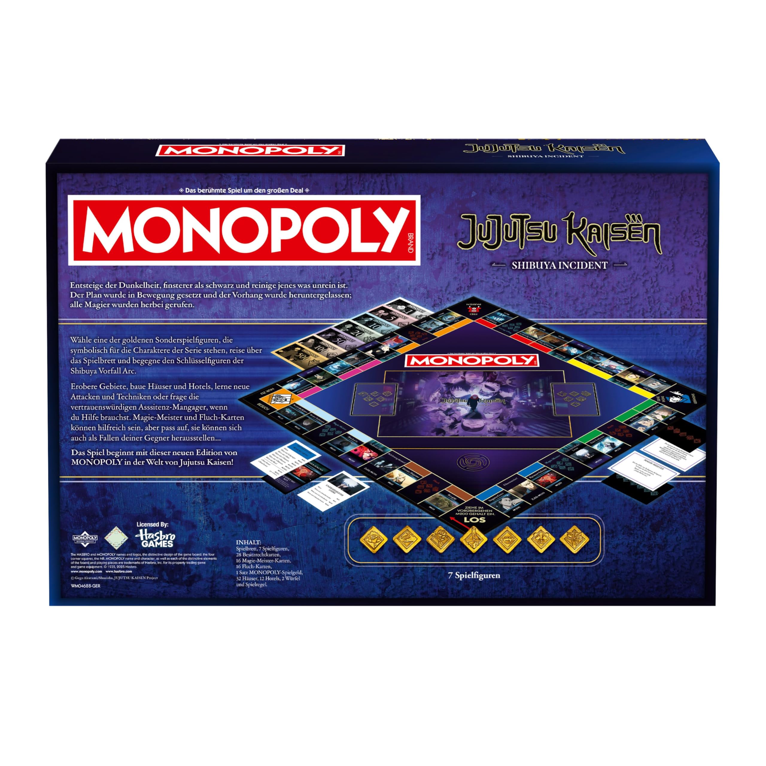 Winning Moves Monopoly Jujutsu Kaisen Season 2 Brettspiel