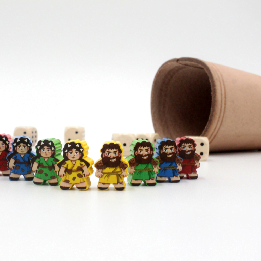 Meeple Sticker Stone Age Sticker Set Meeple doppelseitig
