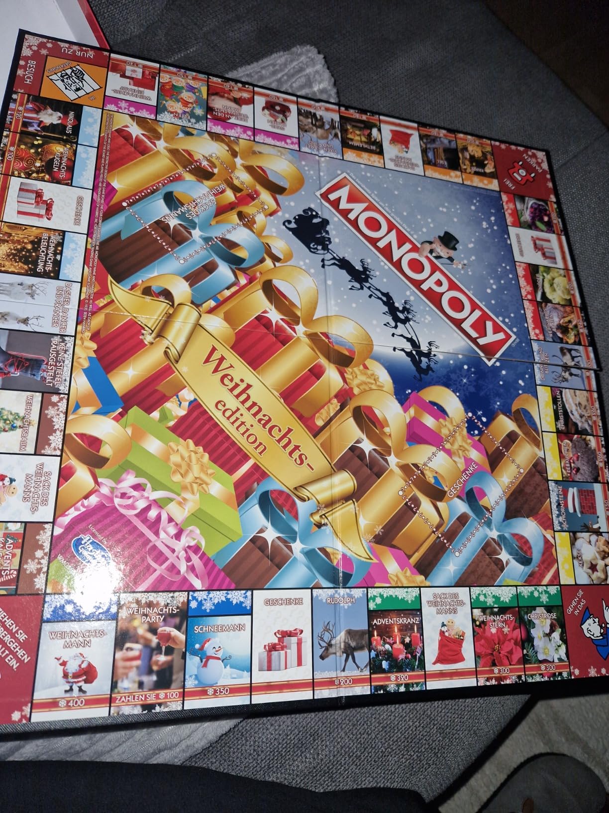 Winning Moves Monopoly Weihnachten Edition Brettspiel ab 8 Jahren