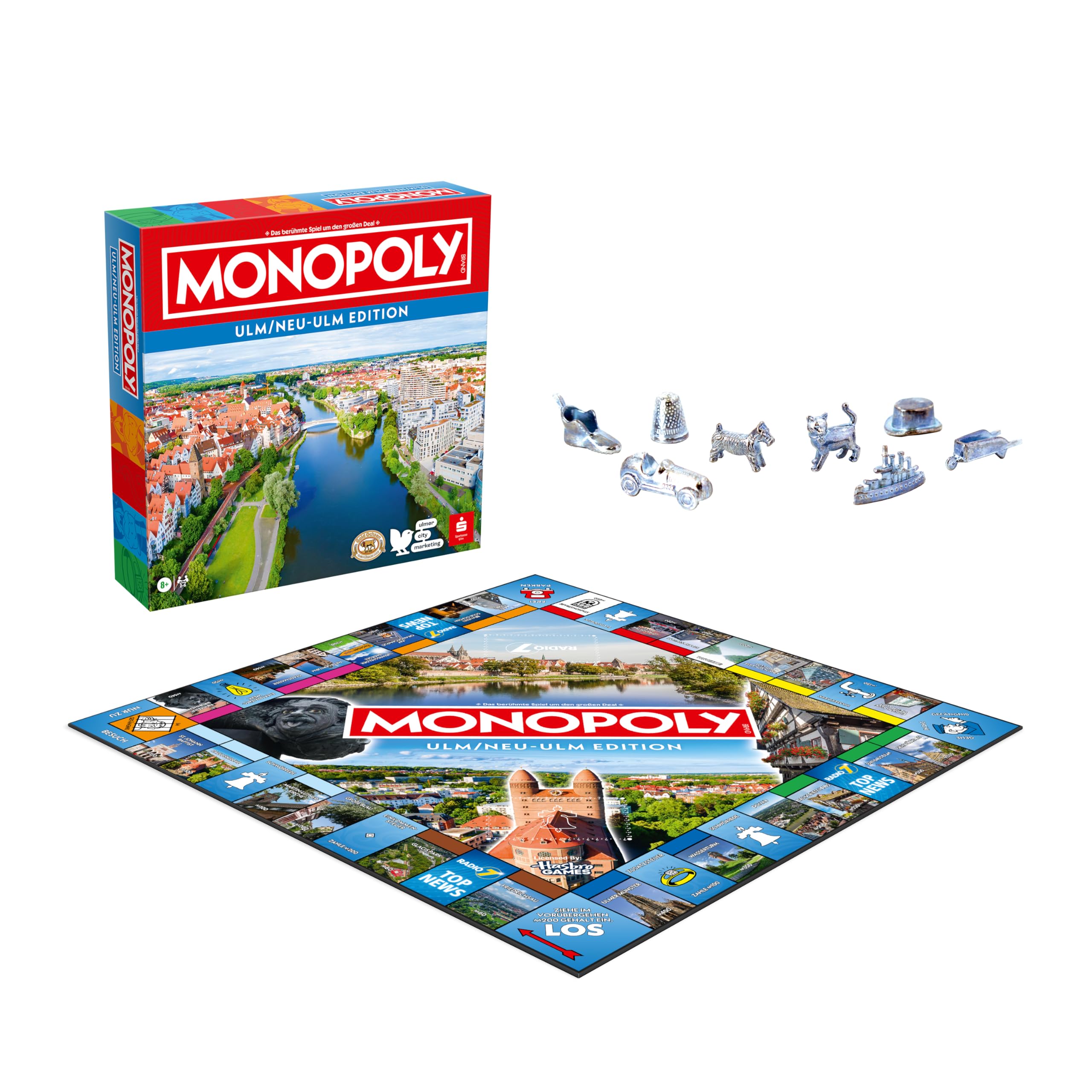 Winning Moves Monopoly Ulm Neu-Ulm Brettspiel 2-6 Spieler