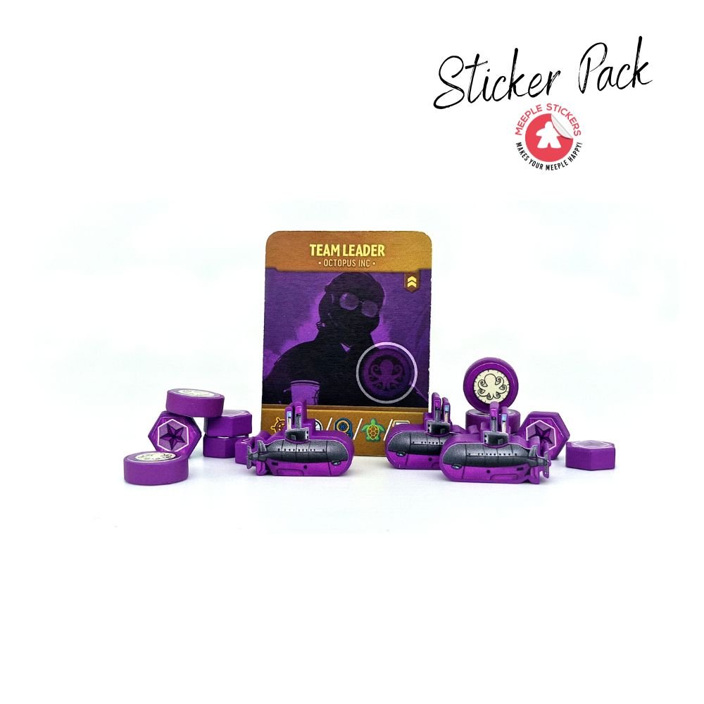 Meeple Sticker Endeavor Deep Sea Sticker Set Aufkleber