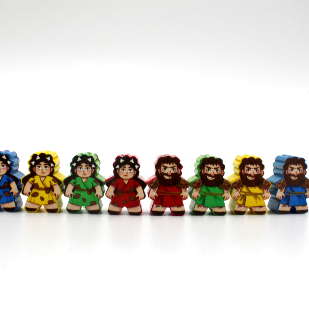 Meeple Sticker Stone Age Sticker Set Meeple doppelseitig