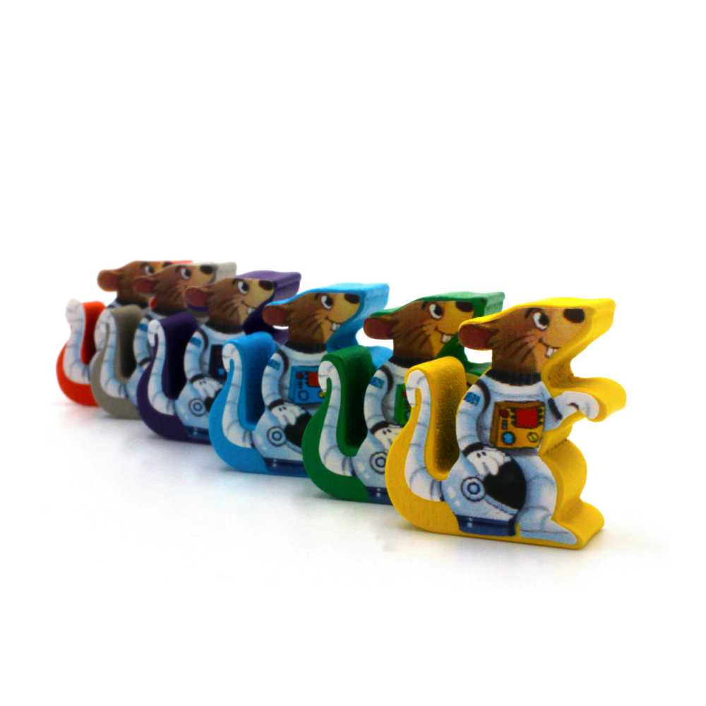 Meeple Sticker First Rat Sticker Set Ratten beidseitig