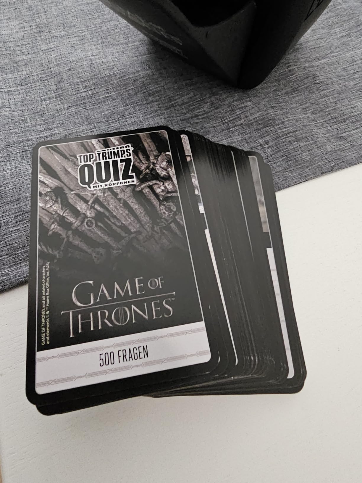 Winning Moves Top Trumps Quiz Game of Thrones Kartenspiel ab 18