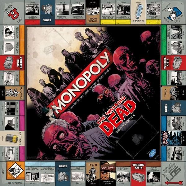 Winning Moves Monopoly The Walking Dead Comic Brettspiel ab 13 Jahren