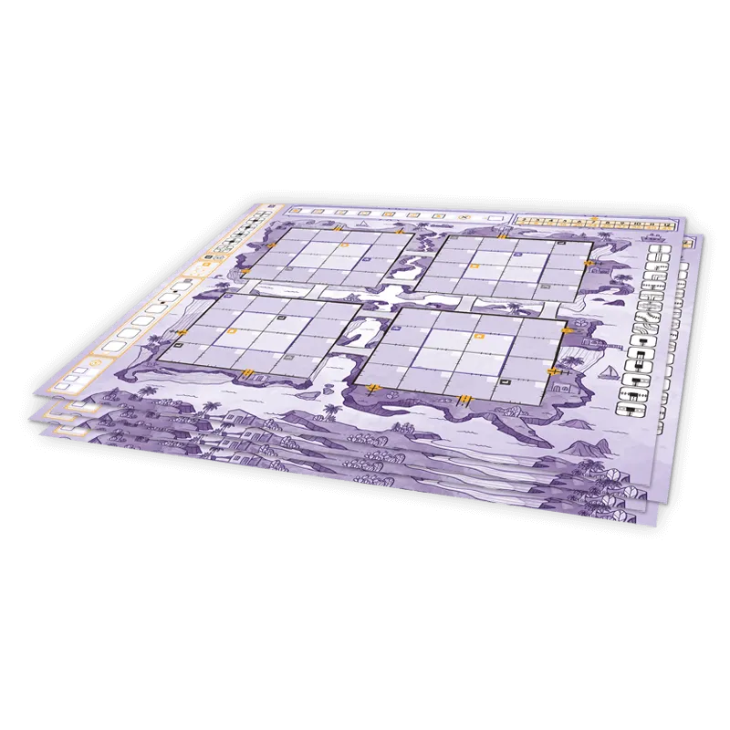 Horrible Railroad Ink Archipelago Spielbrett Brettspiel Erweiterung