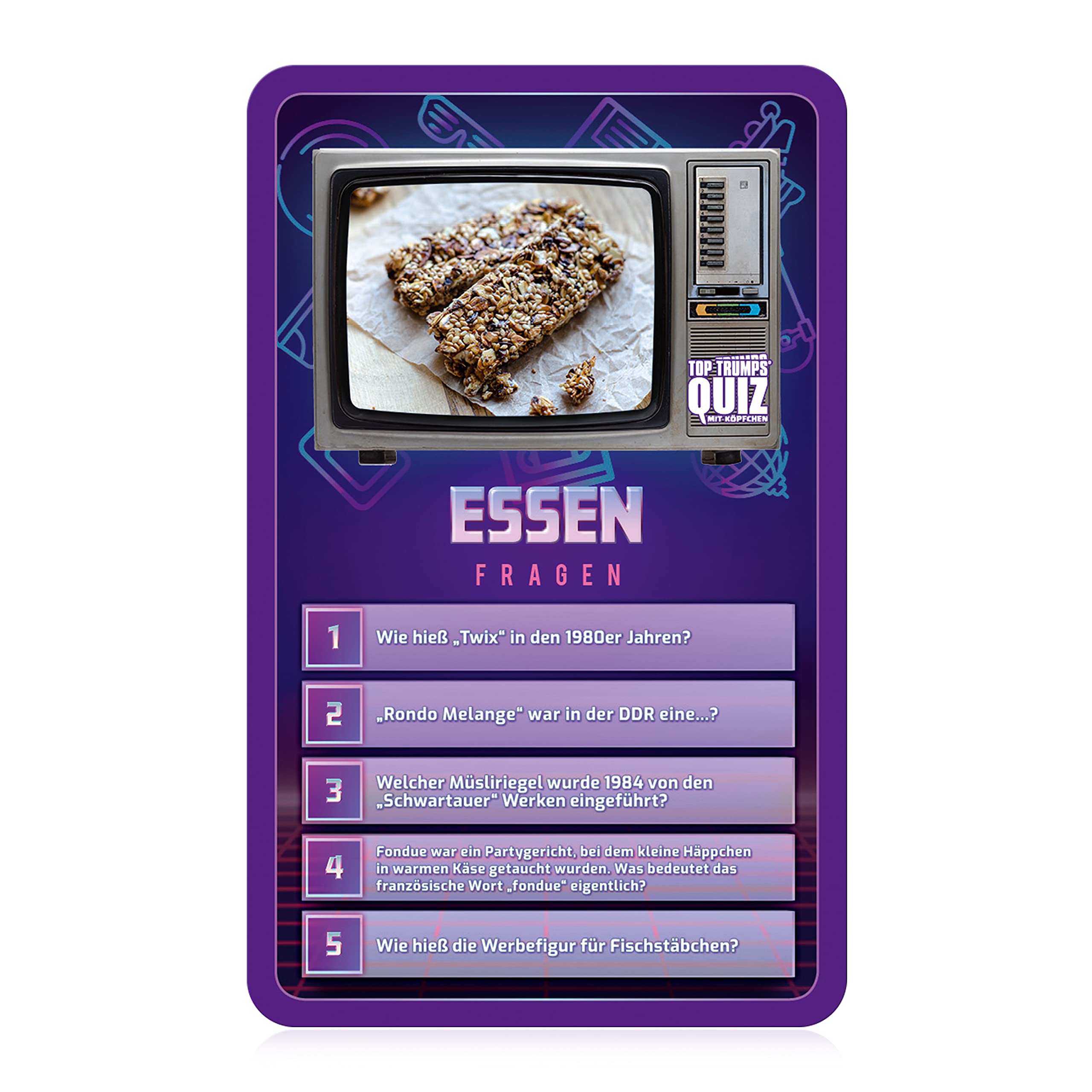 Winning Moves Top Trumps Quiz 80er Edition Kartenspiel 100 Karten