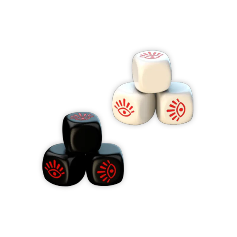 Horrible One More Quest Custom Eyecon Dice Set Würfel