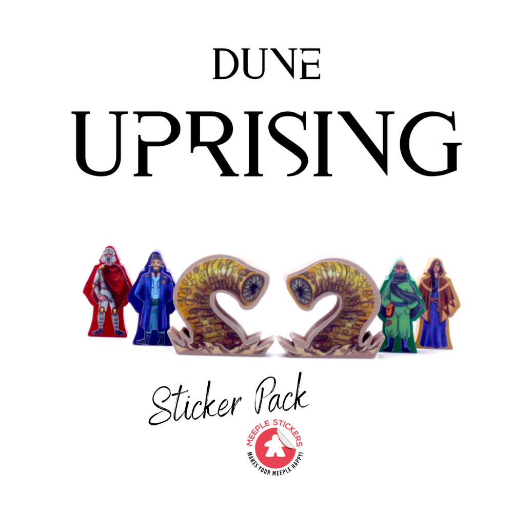 Meeple Sticker Dune Imperium Uprising Sticker Set Wüste