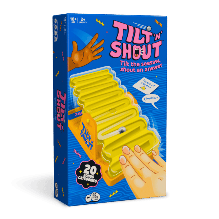Big Potato Partyspiele Tilt n Shout Partyspiel Teams Murmel-Timer