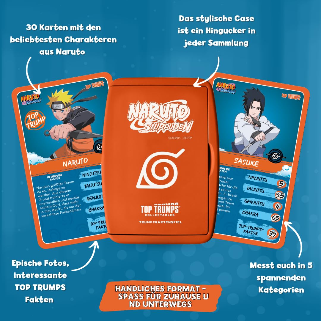 Winning Moves Top Trumps Collectables Naruto Kartenspiel ab 6