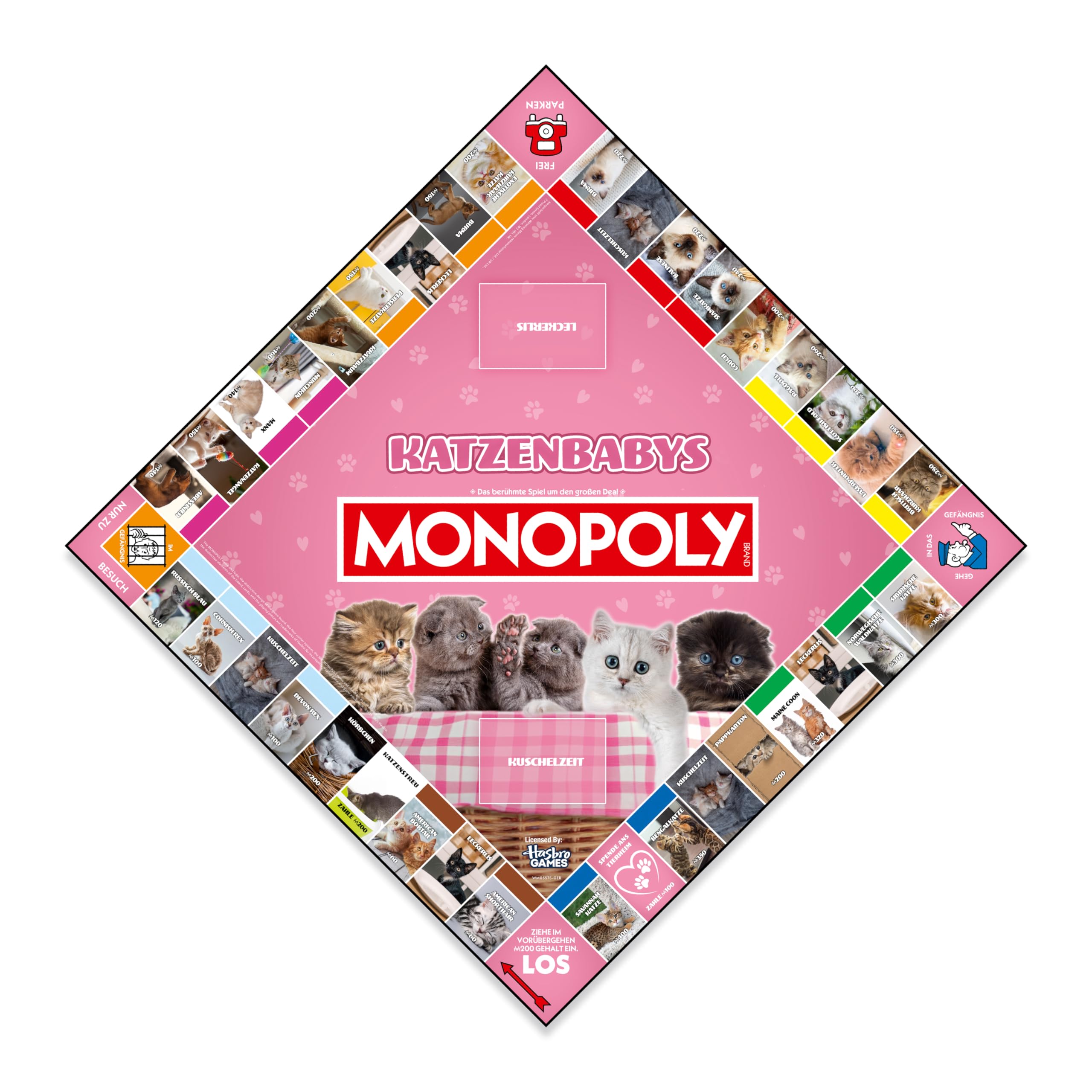Winning Moves Monopoly Katzenbabys Brettspiel 2-6 Spieler