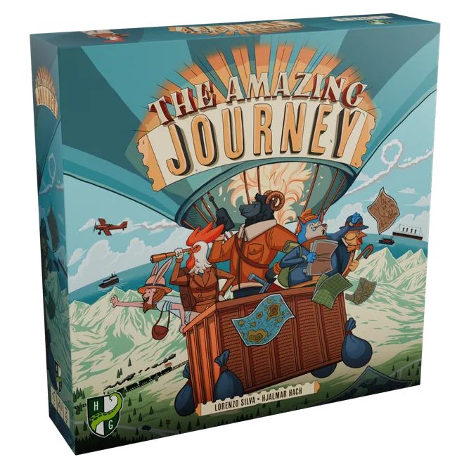 Horrible The Amazing Journey Brettspiel 2-4 Spieler Reise