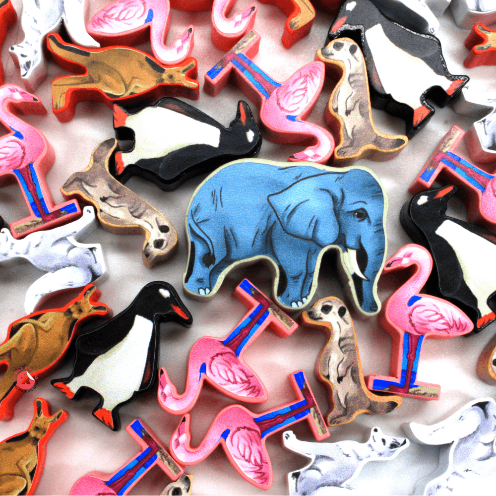 Meeple Sticker New York Zoo Sticker Set Tier-Meeple