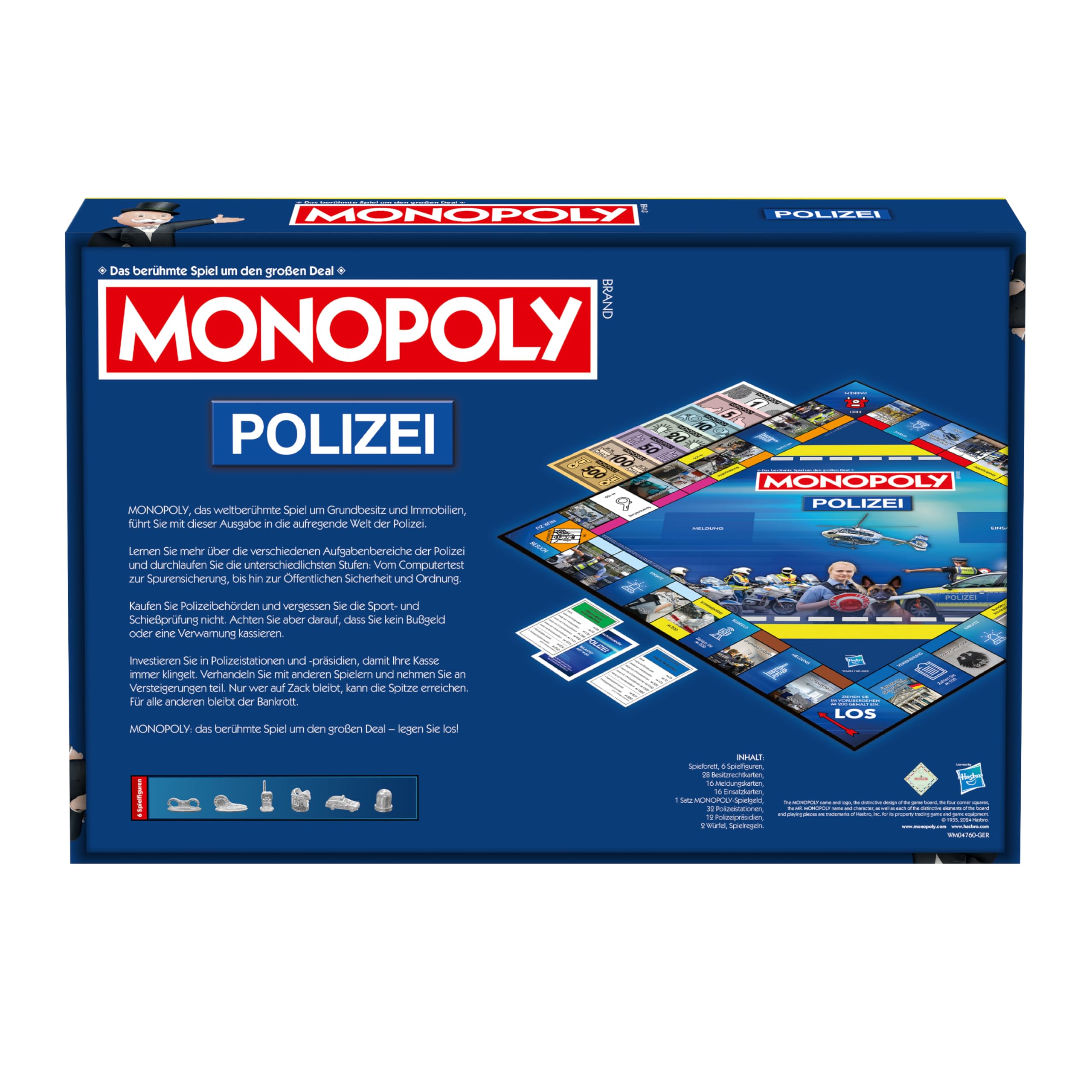 Winning Moves Monopoly Polizei 2.0 Brettspiel 2-6 Spieler